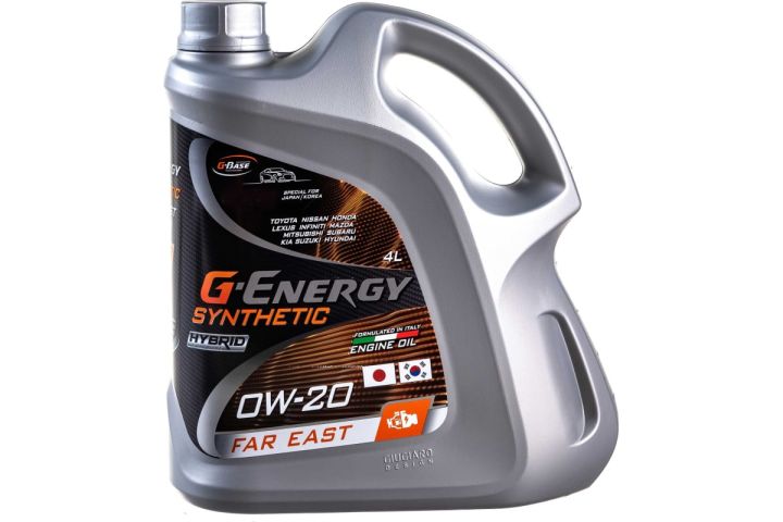 Масло моторное G-ENERGY SYNTHETIC FAR EAST (ДЛЯ ГИБРИДОВ) 0W20 (4л.) 253142536 (NEW)