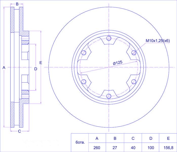 Диск тормозной TG-40206-20N01*Ti•GUAR